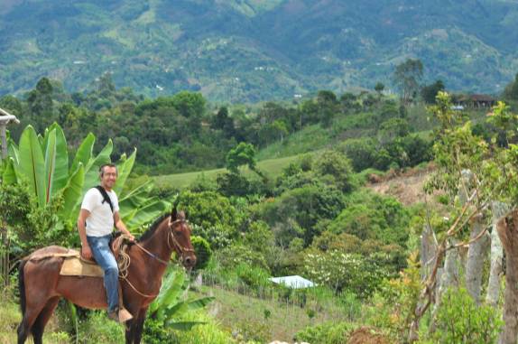 Passeio à cavalo em San Agustín, na Colômbia